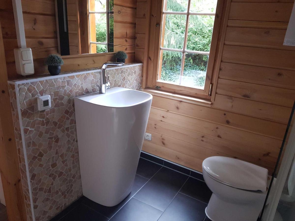 Blockhaus Canow Mit Fahrraedern 외부 사진